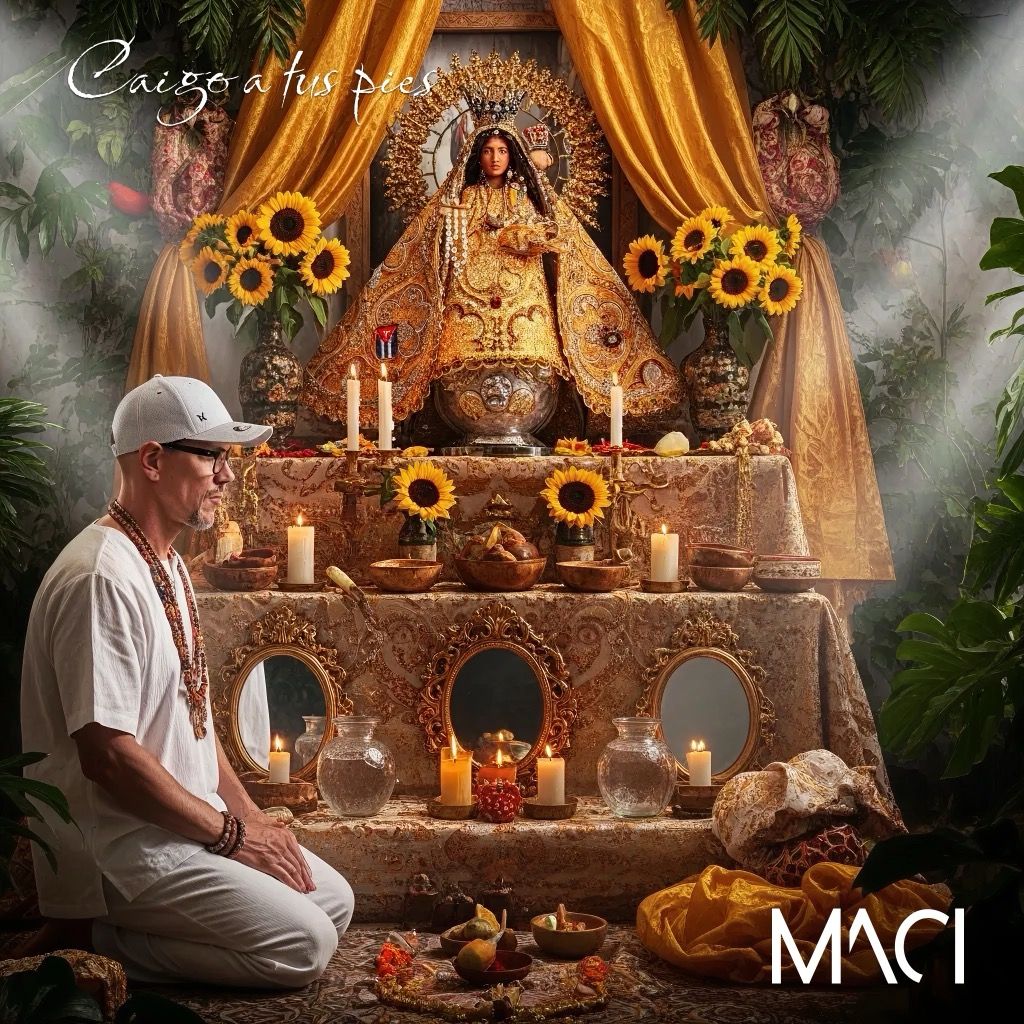 Portada del single Caigo a tus pies